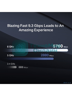 Маршрутизатор трехдиапазонный Wi-Fi Mercusys MR47BE