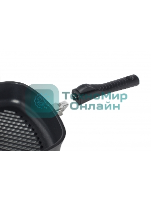 Сковорода-гриль Нева-Металл 59428G Ферра Индукция 28 см