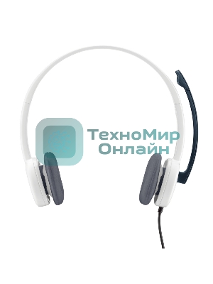Гарнитура проводная с микрофоном Logitech H150 белый накладные оголовье (981-000350)