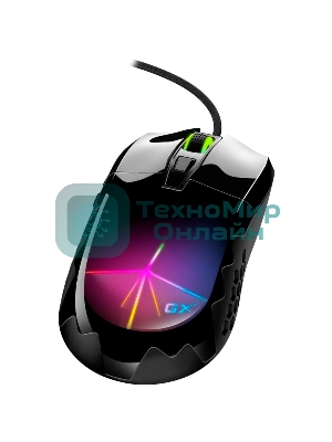 Мышь проводная Genius Scorpion M715 черный, 7200 dpi, USB, кнопки - 6