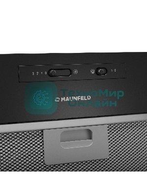 Вытяжка полновстраиваемая Maunfeld Crosby Light 5028, черный, 50 см, 850 куб. м/ч, 55 дБ