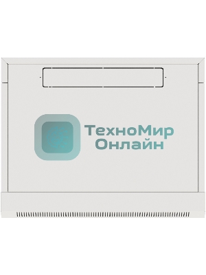 Шкаф коммутационный NTSS Премиум (NTSS-W15U6060GS) настенный 15U 600x600 мм пер. дв. стекл 60 кг серый IP20 сталь