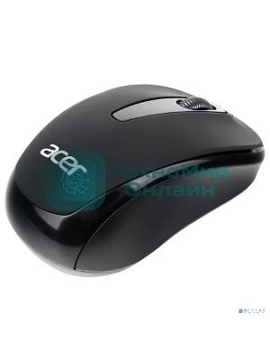 Мышь беспроводная Acer OMR133 черный, 1000 dpi, радиоканал, USB, кнопки - 3