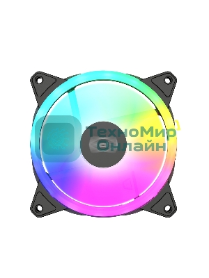 Вентилятор для корпуса PCCooler F3 T120 ARGb черный, 120 мм, 1800 об/мин, 21.6 дБ, 4 pin