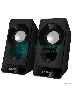 Акустическая система SVEN 300 2.0 черный 6Вт