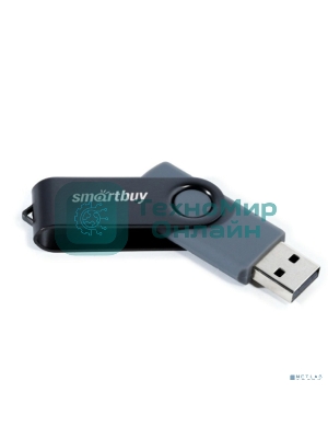 Флешка USB SmartBuy Twist black (SB008Gb2TWK), 8Gb, USB 2.0, R/W 15/5, черный