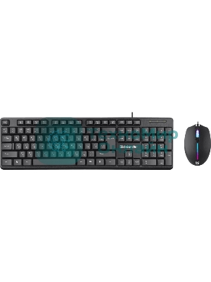 Комплект клавиатура+мышь Defender Triumph C-991 проводной, USB, 1600 DPI, чёрный