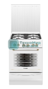 Плита газовая Gefest ПГ 6100-02 0181 белый, конфорок 4 шт, духовка 52 л, 60 см x 85 см x 60 см