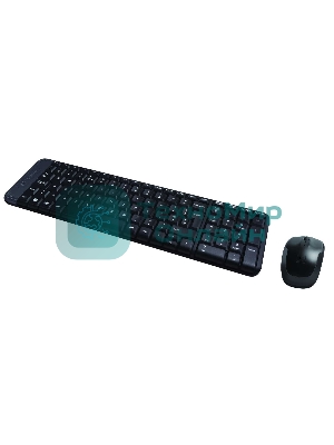 Комплект клавиатура+мышь Logitech MK220 беспроводной, USB, 1000 DPI, чёрный